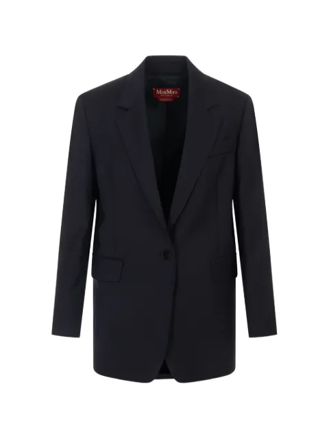 Max Mara Chamonix single-breasted buttoned blazer