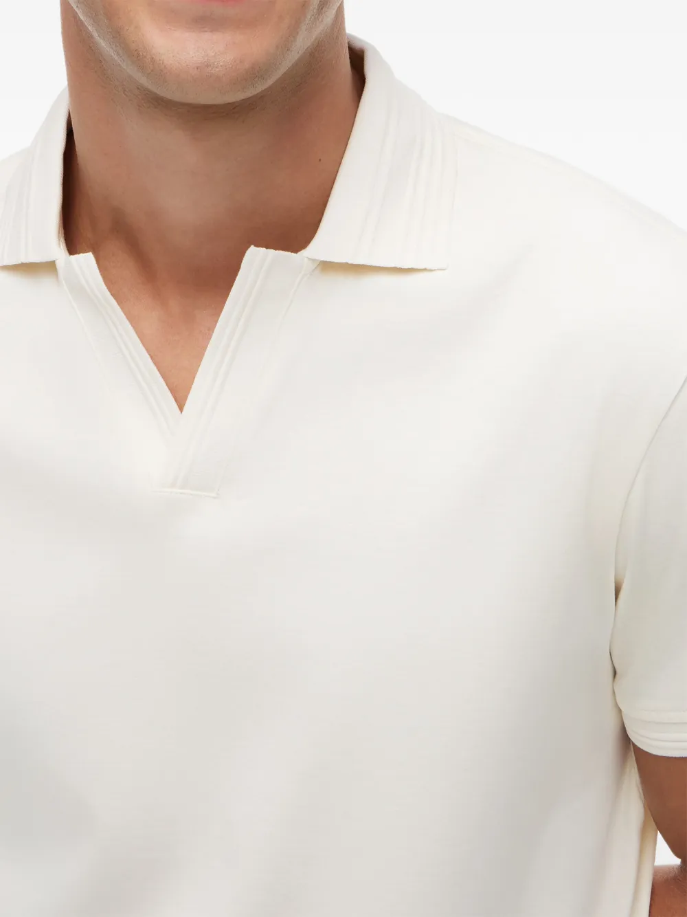 Tommy Hilfiger Regular-fit katoenen poloshirt met korte mouwen Beige