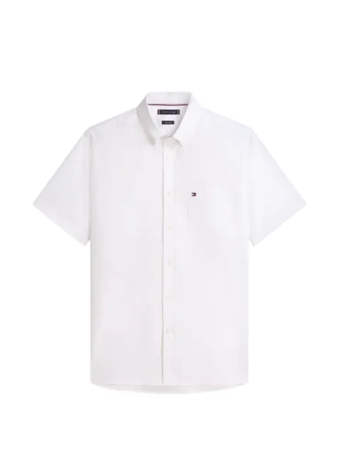 Tommy Hilfiger regular-fit button-down short-sleeve cotton oxford shirt