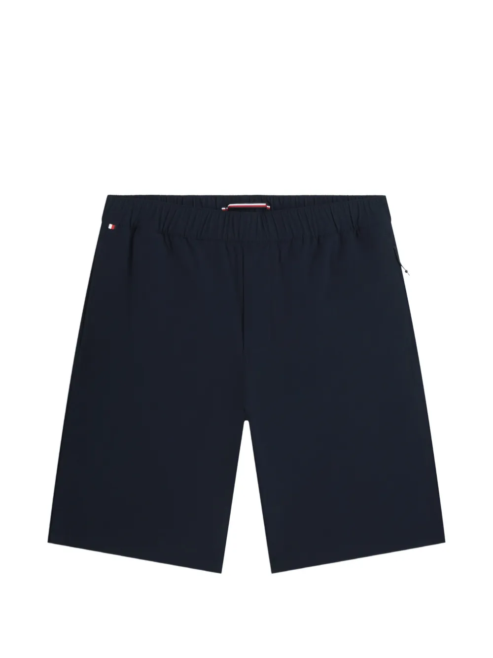 Tommy Hilfiger Dover elasticated-waist logo-patch shorts - Blu
