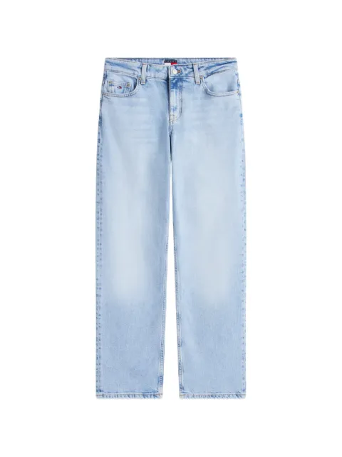 Tommy Jeans logo-patch straight-leg jeans