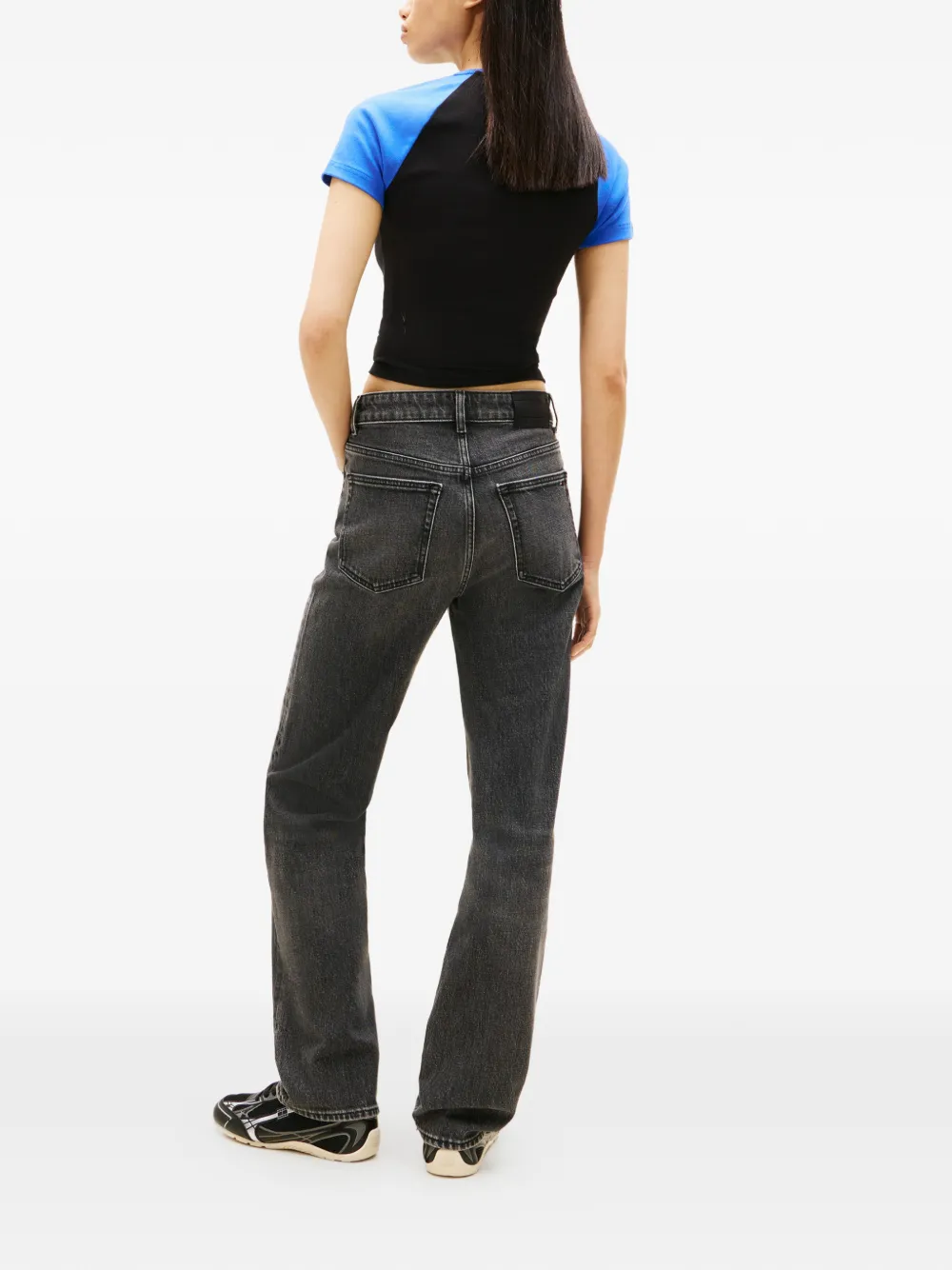  Tommy Jeans Vaqueros Rectos Con Efecto Degradado - Gris 
