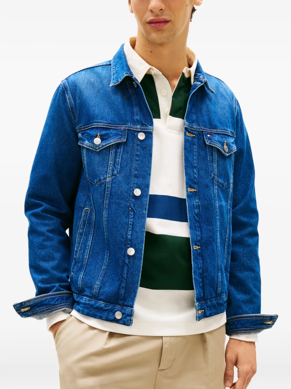 Tommy Hilfiger Denim jack Blauw