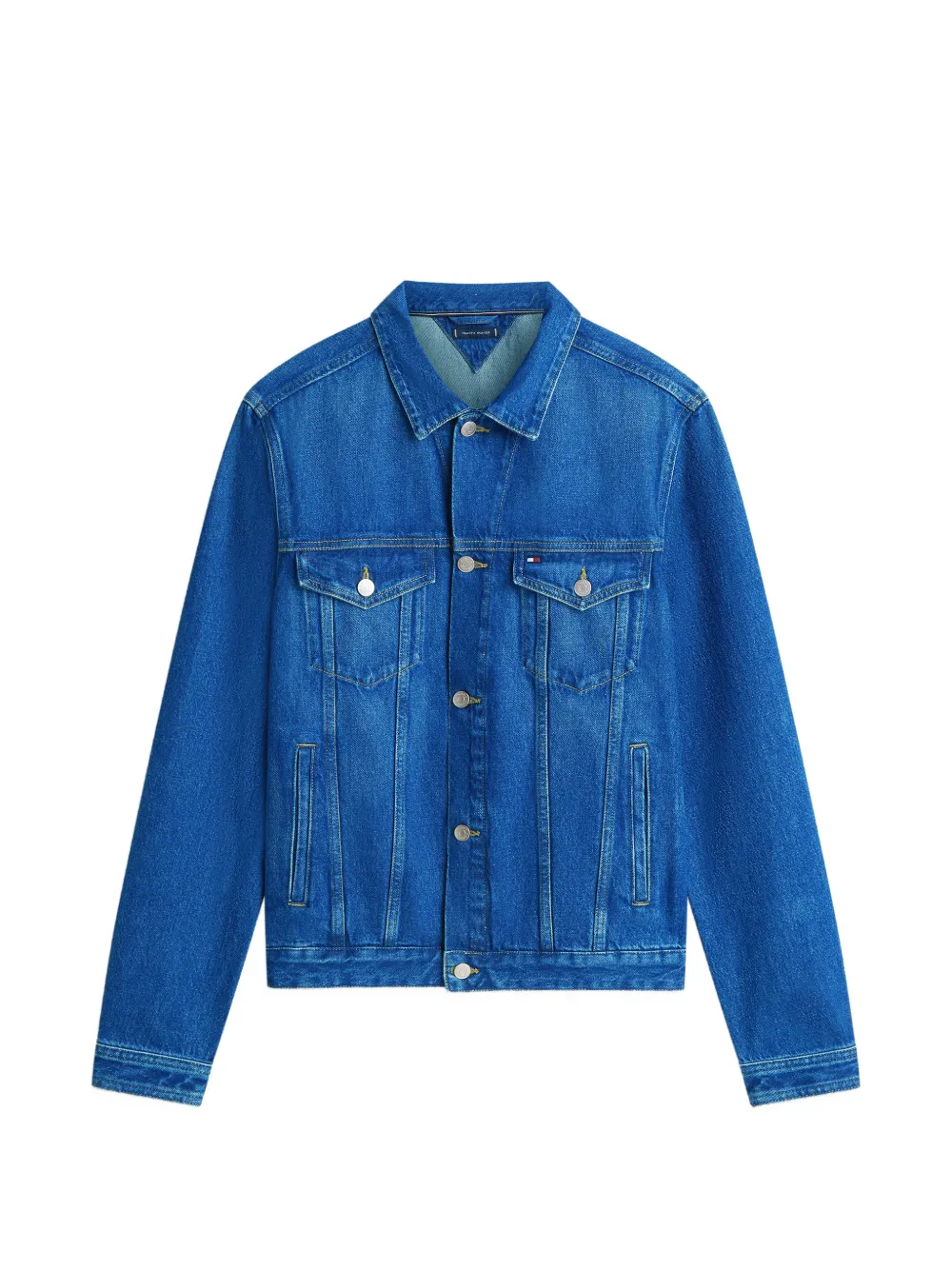 Tommy Hilfiger faded-wash denim jacket - Blu