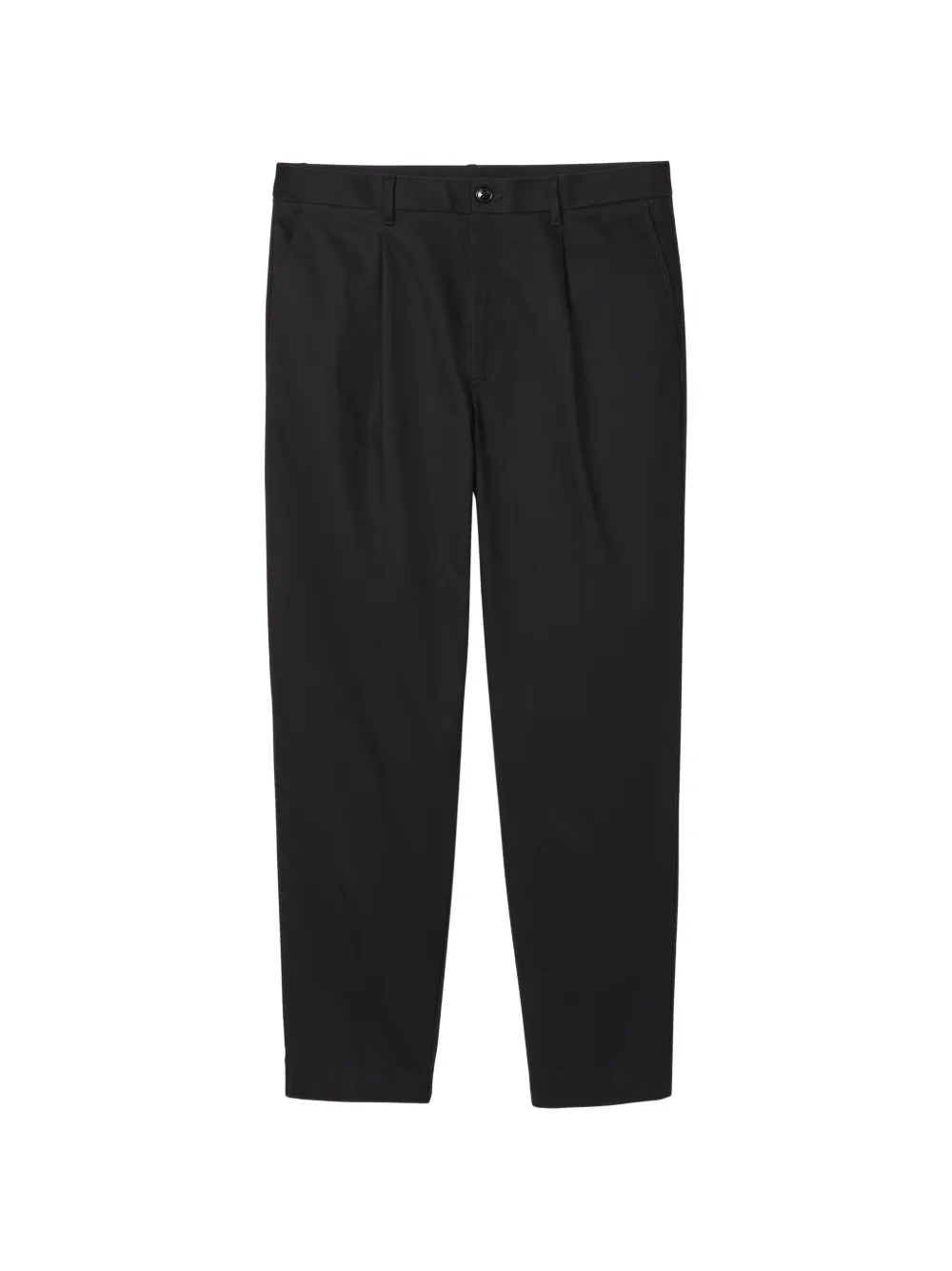 Calvin Klein pleated straight-leg trousers - Schwarz