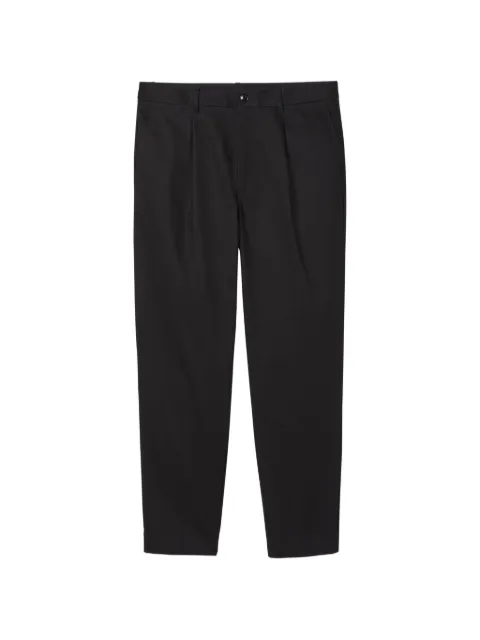 Calvin Klein pleated straight-leg trousers
