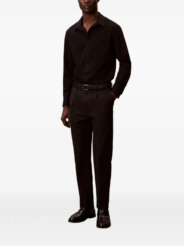 slim fit dress slacks Calvin Klein Bullet Regular Fit Trousers C9584 – Major Golf Direct