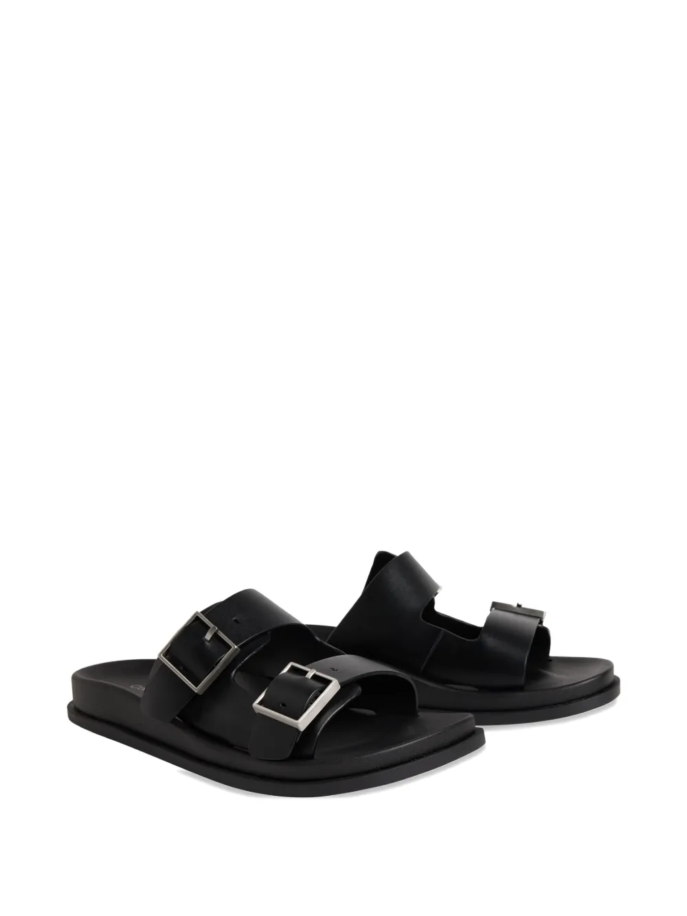 Calvin Klein buckle-fastening sliders Zwart