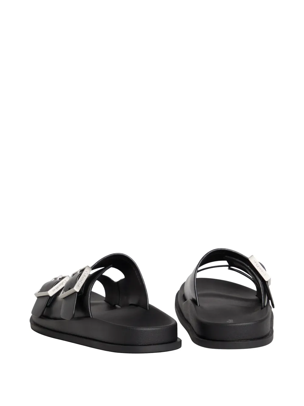 Calvin Klein buckle-fastening sliders Zwart