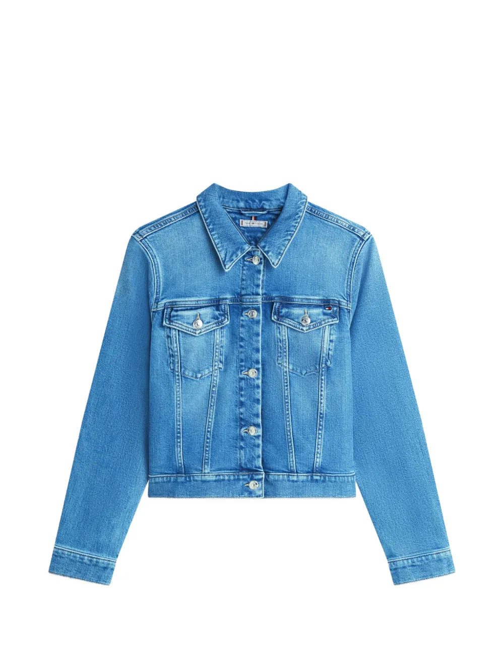 Tommy Hilfiger faded-wash denim jacket - Blau