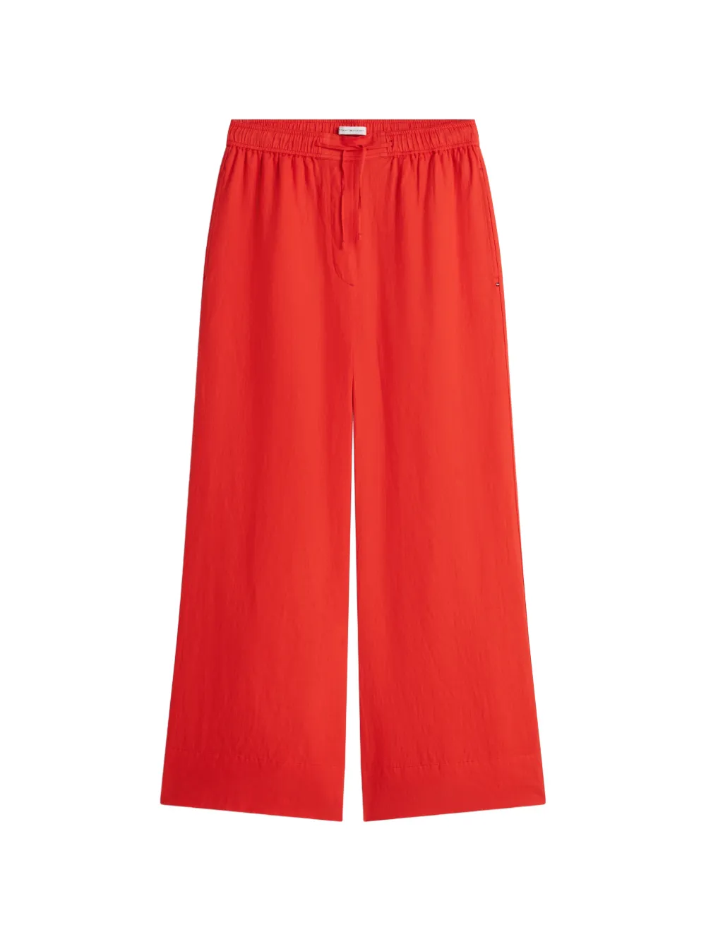 Tommy Hilfiger drawstring wide-leg trousers - Rosso