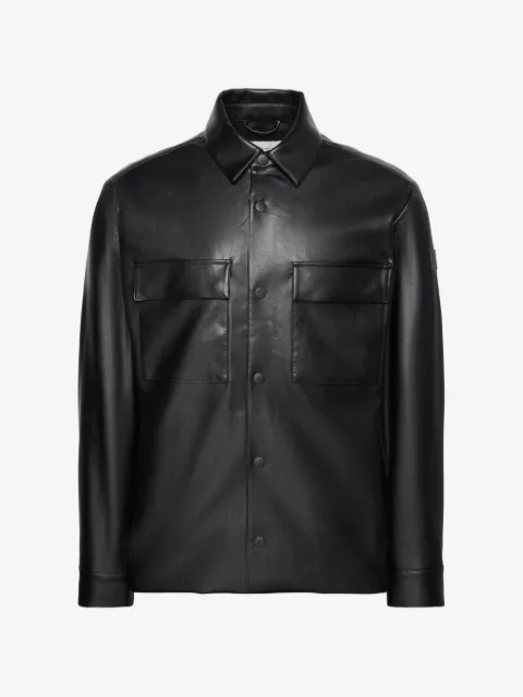 Calvin Klein sobrecamisa con bolsillos con solapa