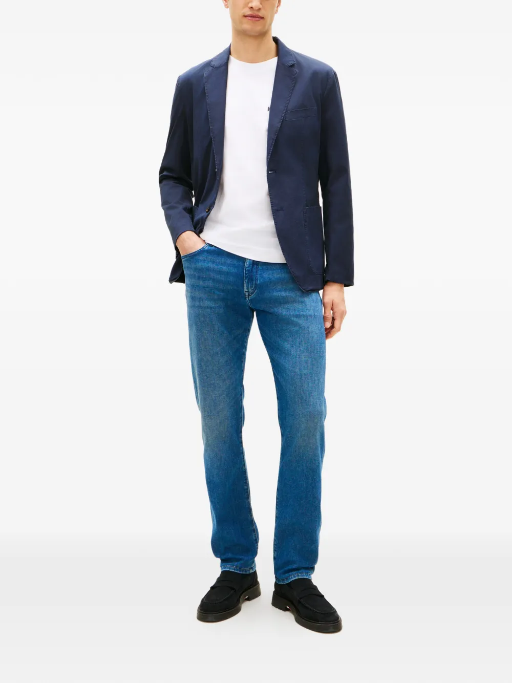  Tommy Hilfiger Vaqueros Rectos Denton - Azul 