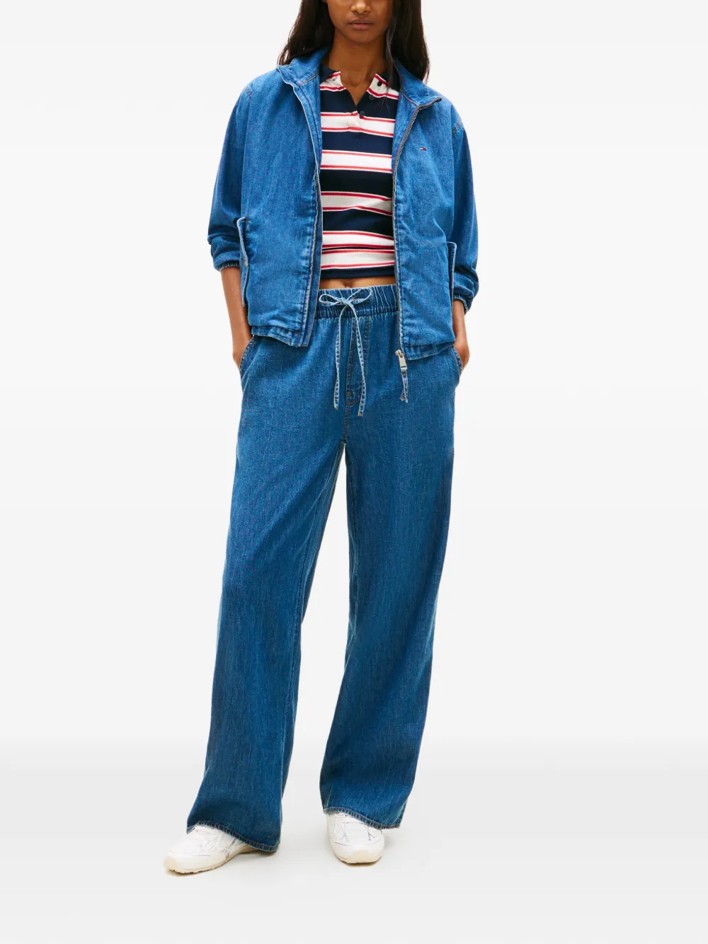 Tommy Jeans Vaqueros Con Cordones - Azul 
