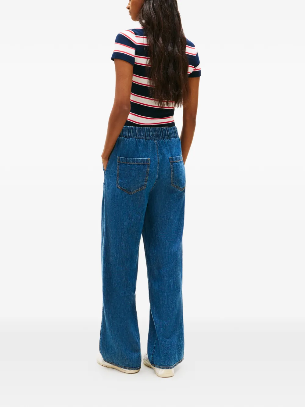  Tommy Jeans Vaqueros Con Cordones - Azul 