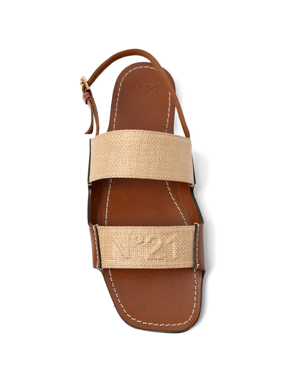 Nº21 strap-detail sandals Bruin