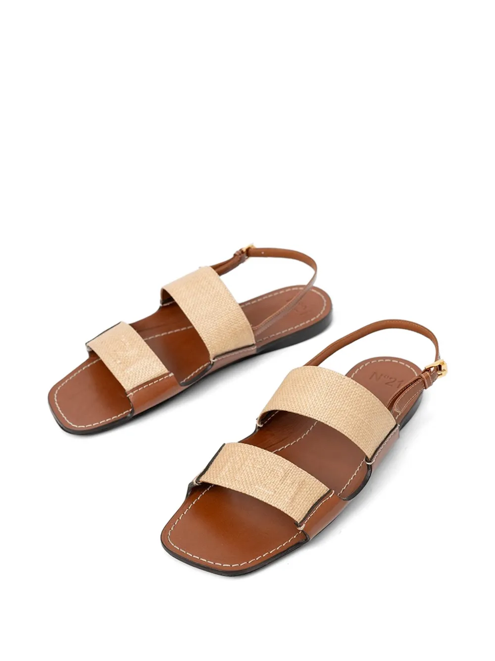 Nº21 strap-detail sandals Bruin