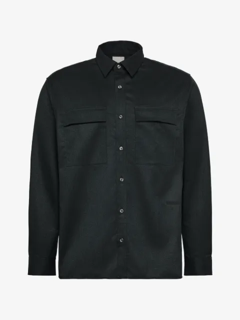 Calvin Klein flap-pocket shirt jacket