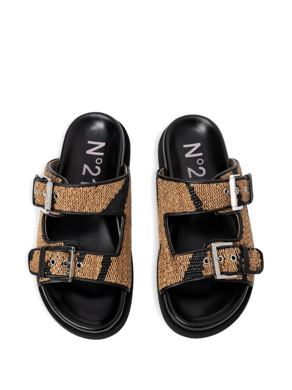 Nº21 buckle strap sandals Bruin