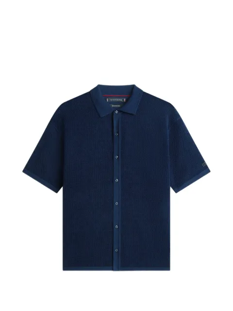 Tommy Hilfiger open-knit short-sleeve jacket