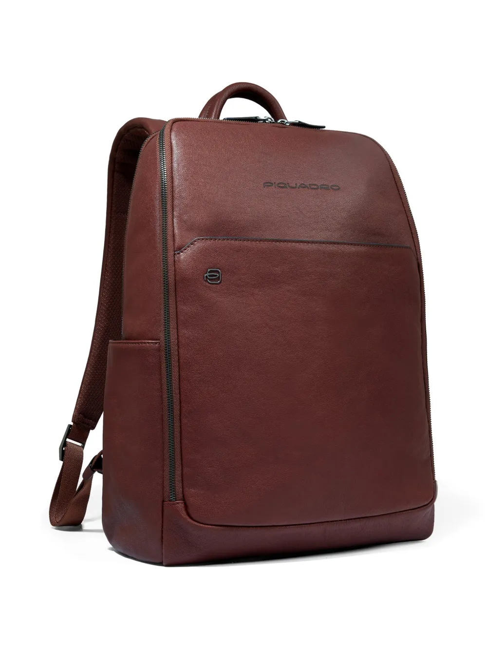 PIQUADRO Leren 14" laptoprugzak Bruin