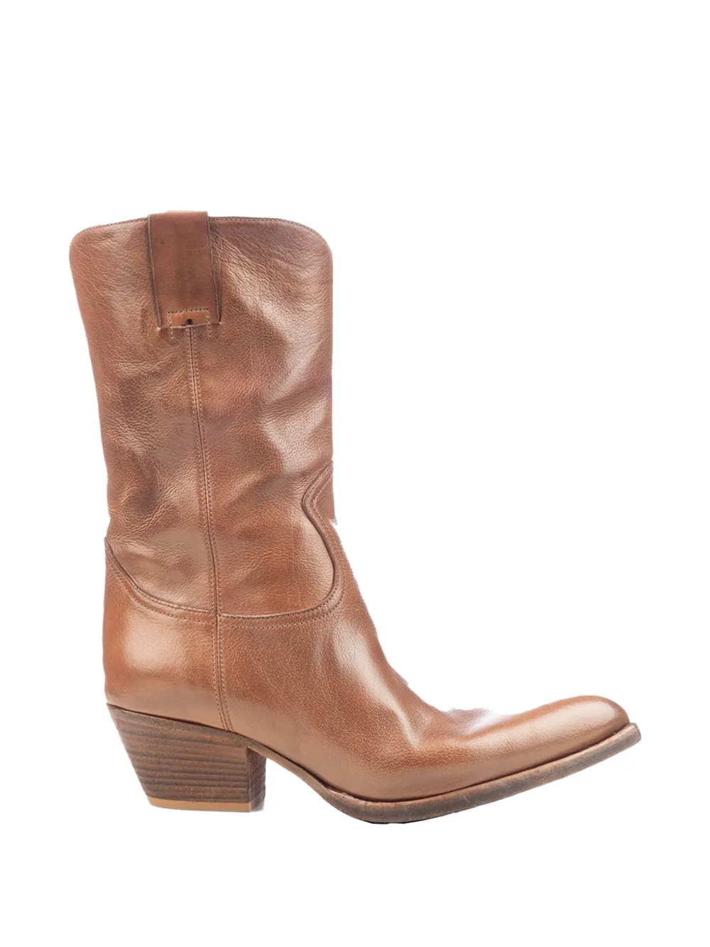 Officine Creative western-style pointed-toe boots Bruin