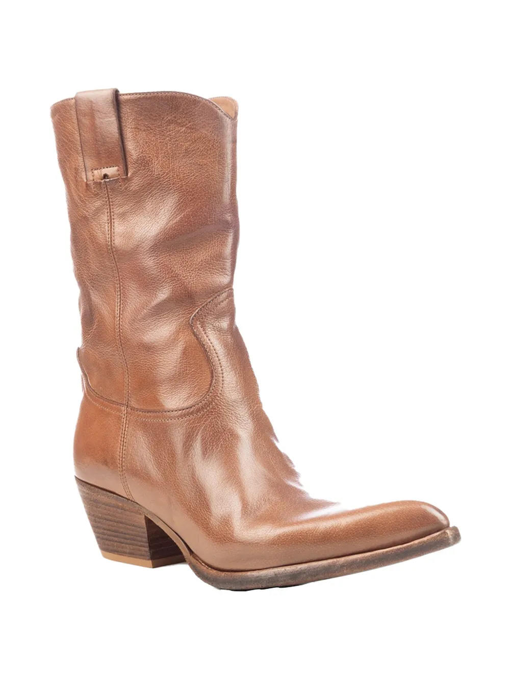 Officine Creative western-style pointed-toe boots Bruin