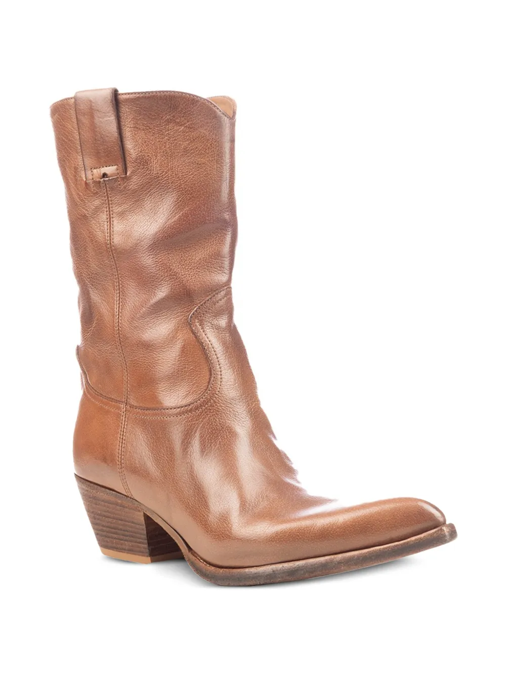  Officine Creative Botas Con Puntera En Punta - Marrón 
