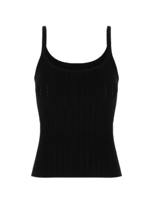 Issey Miyake plissé-effect Sleeveless Top | Black | FARFETCH RO