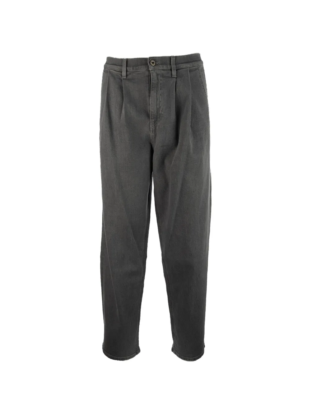 Pence pleated denim jeans - Grigio