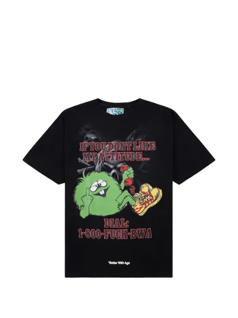 Better with Age Black graphic- t-shirt