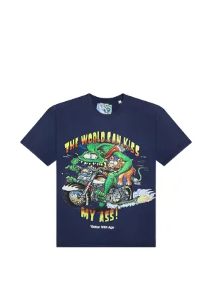 BODE Graphic Print T-shirt | Blue | FARFETCH