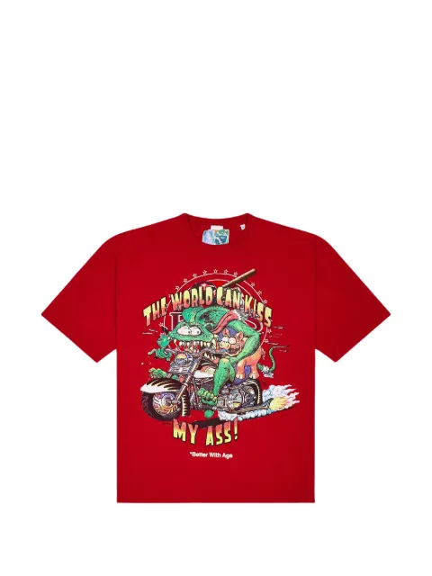 Better with Age  playera con motivo gráfico Red