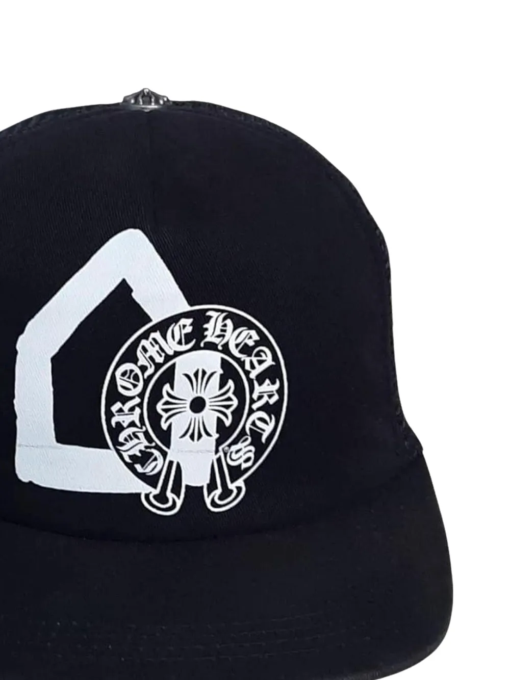 Chrome Hearts Gorra De Beísbol Con Logo Street Marker Estampado De Chrome Hearts X Dover Street - Negro 