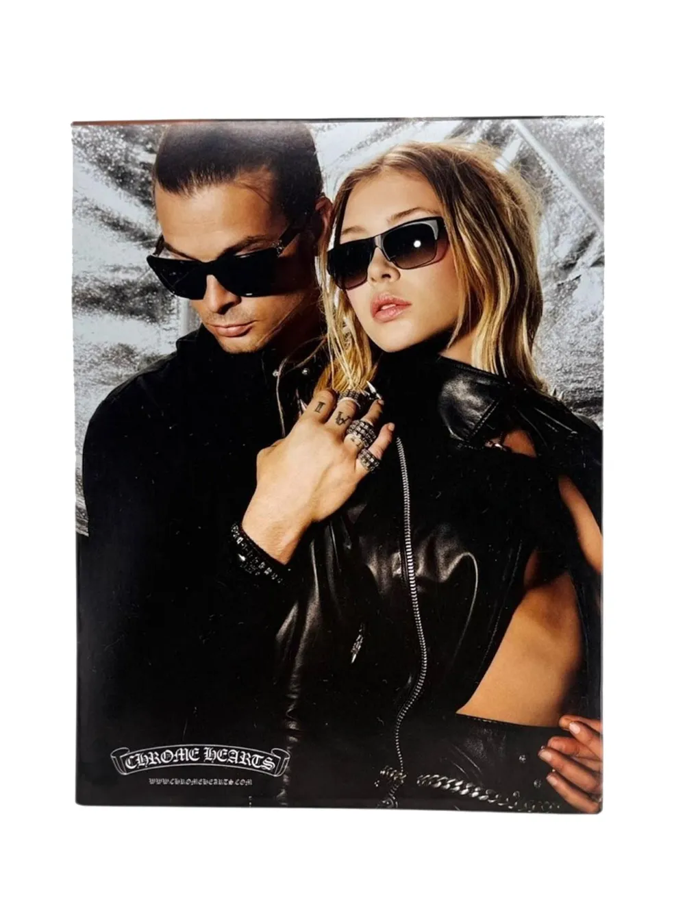 Chrome Hearts magazine photoshoot display - Black