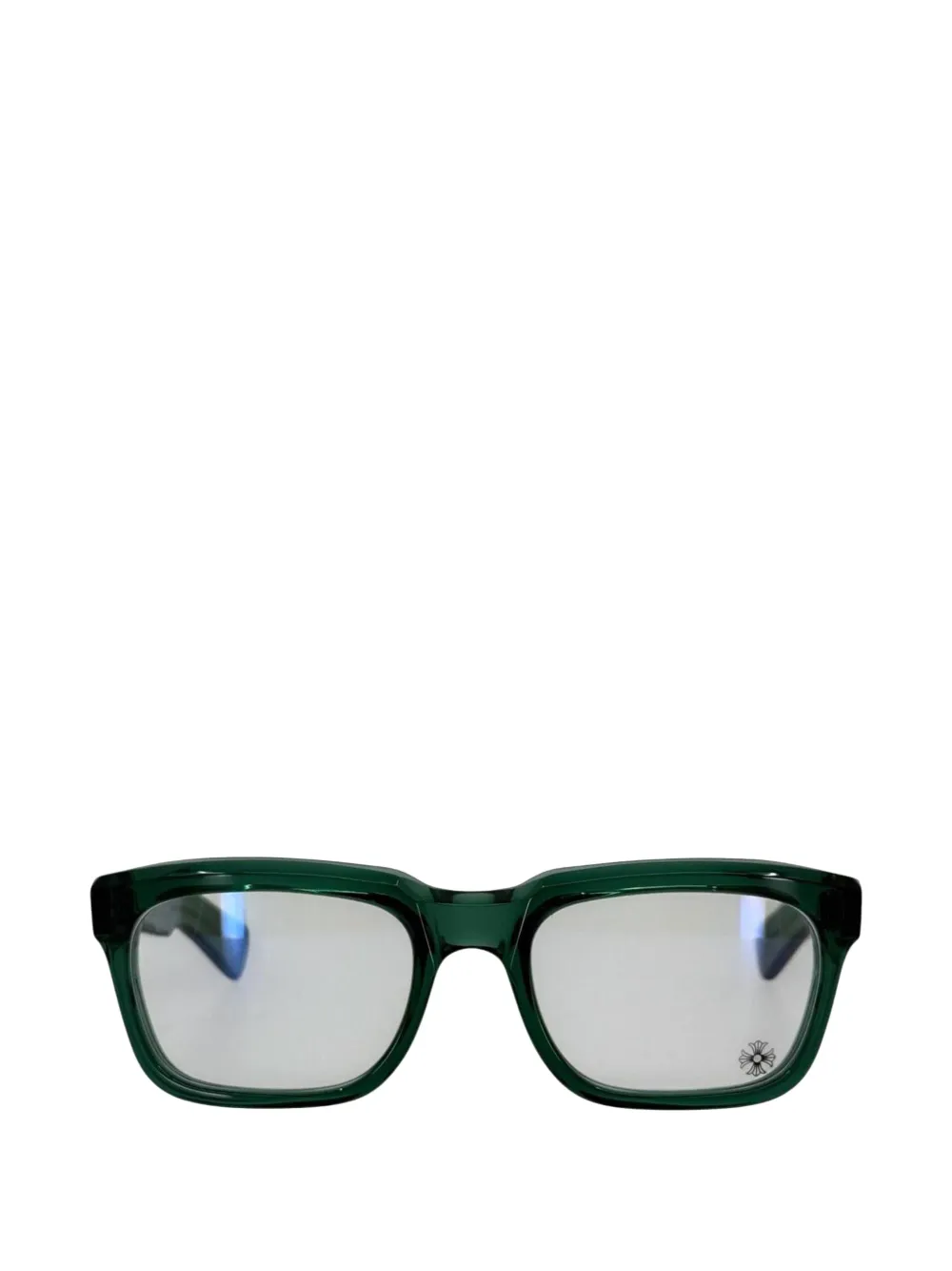 Chrome Hearts See You In Tea square-frame glasses - Verde