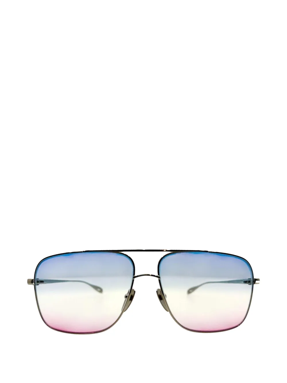 Chrome Hearts Stains VII geometric-frame sunglasses - Argento