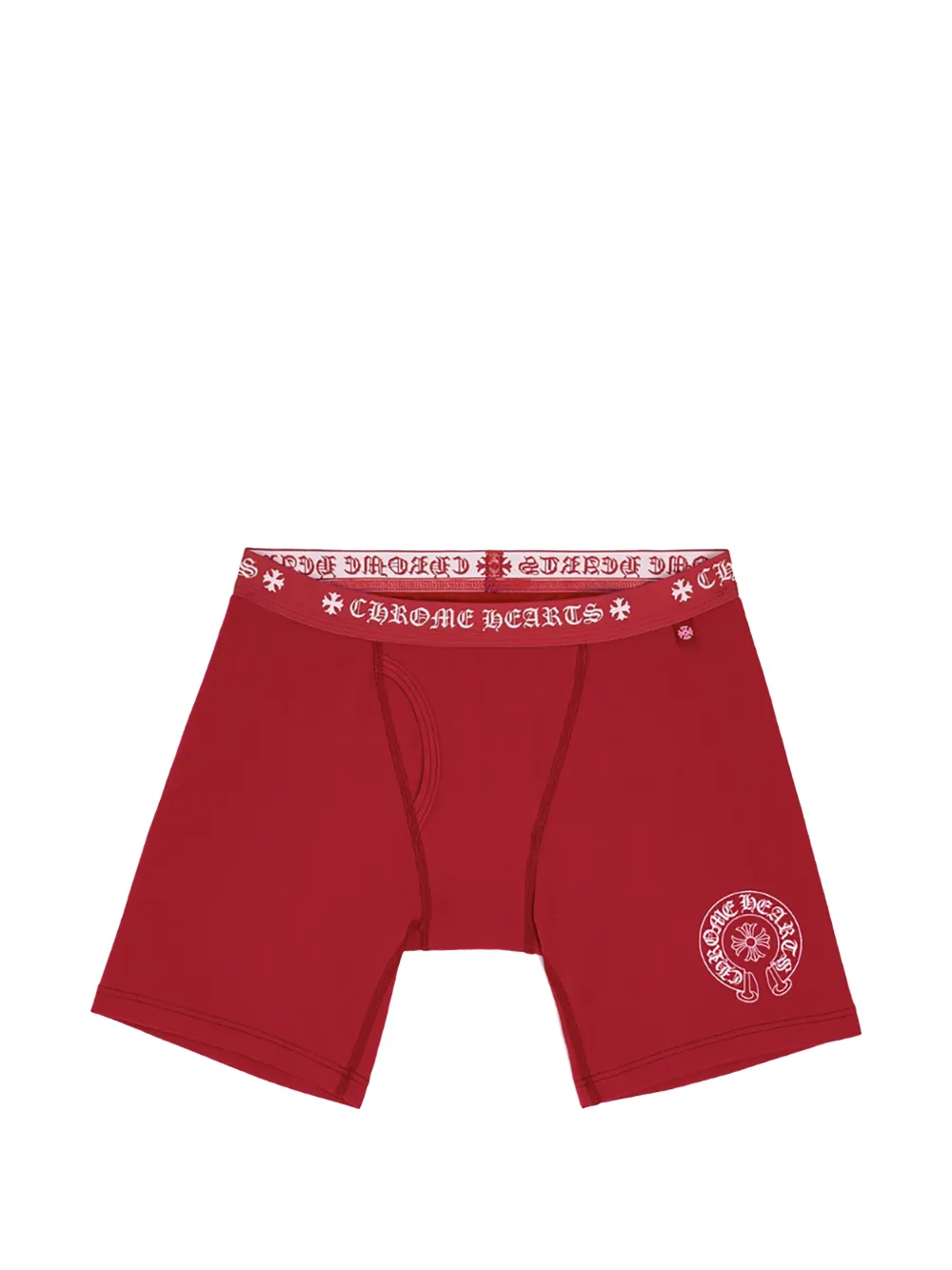 Chrome Hearts logo-print boxers - Rosso