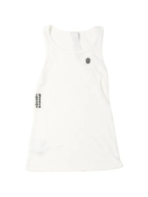 Chrome Hearts Eyechart Dagger logo tank top