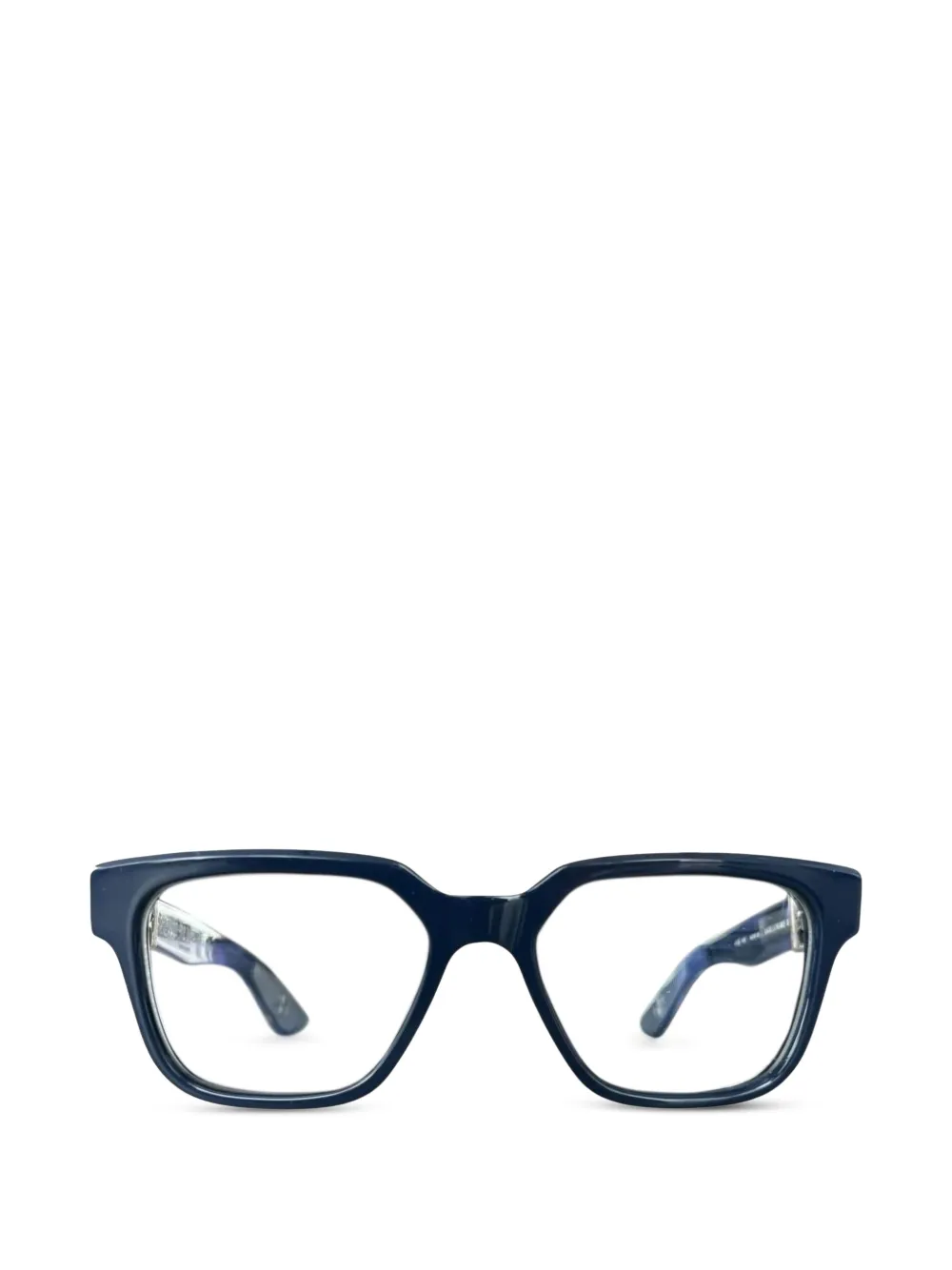 Chrome Hearts Vagillionaire II square-frame glasses - Blu