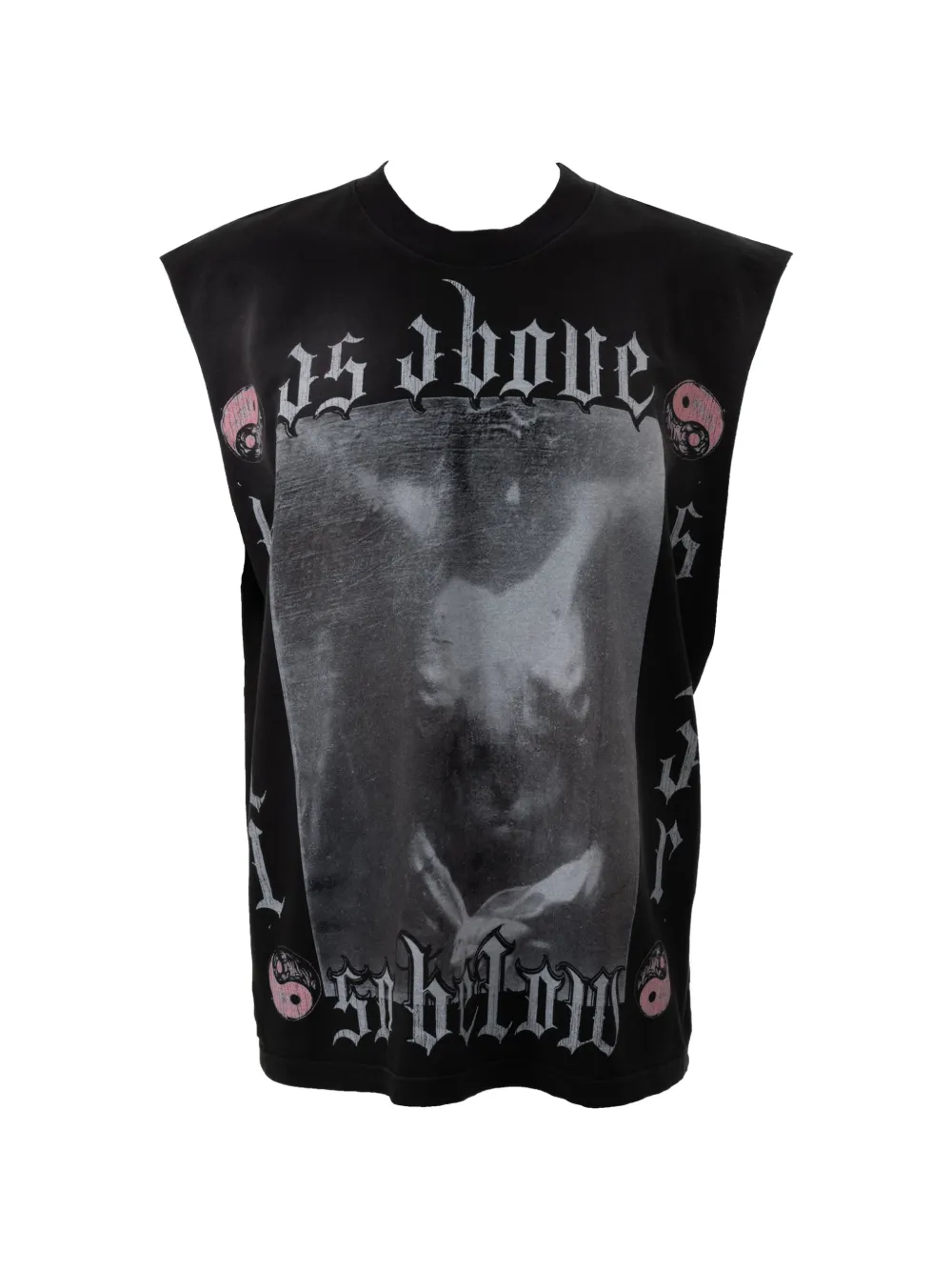 HELLSTAR graphic-print sleeveless T-shirt - Nero