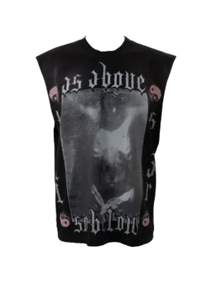 Chrome Hearts Hairy Cross Tank Top | Black | FARFETCH