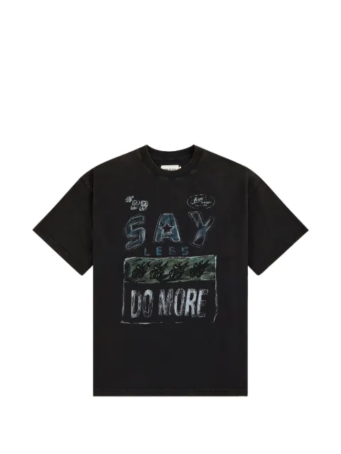 Honor The Gift graphic-print faded t-shirt
