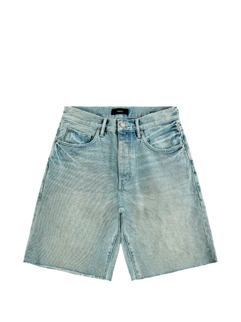 Purple Brand shorts con dobladillo sin rematar