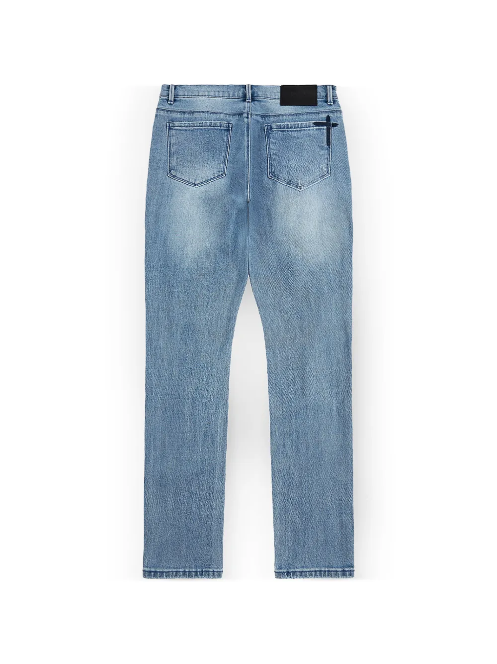 RTA Bryant skinny jeans met gerafelde afwerking Blauw