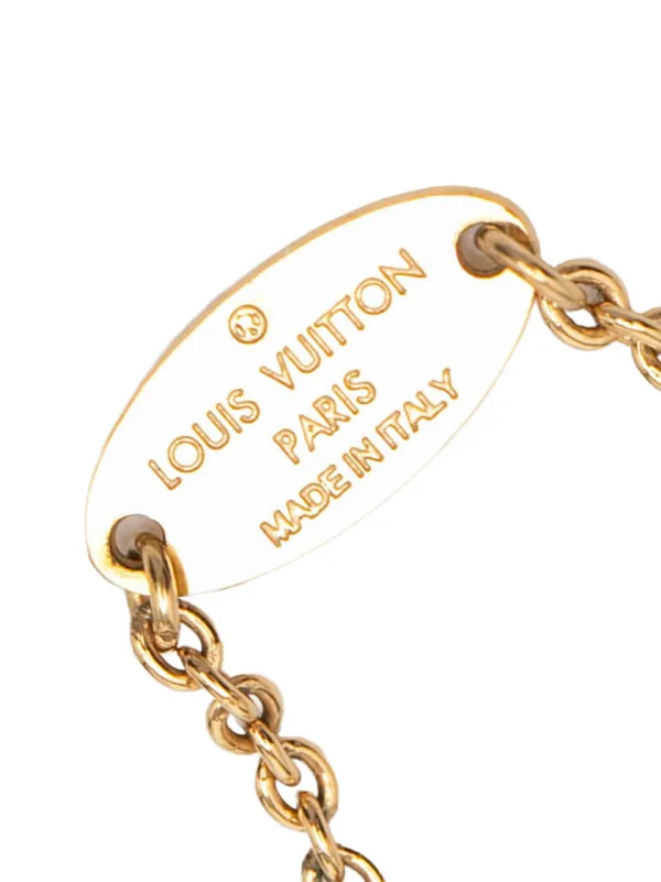 Louis Vuitton Pre-Owned 2021 Gold Plated Essential V Necklace