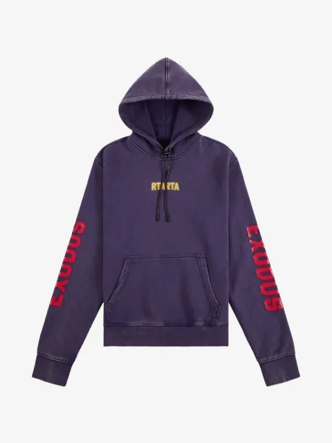 RTA Dion logo-print hoodie