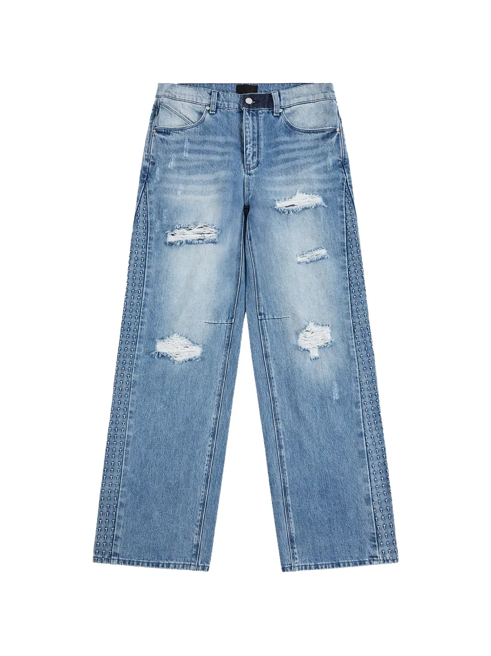 Rta Zed Straight-leg Jeans In Blue