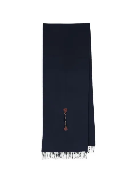 Chloé fringed chain-emebllished scarf