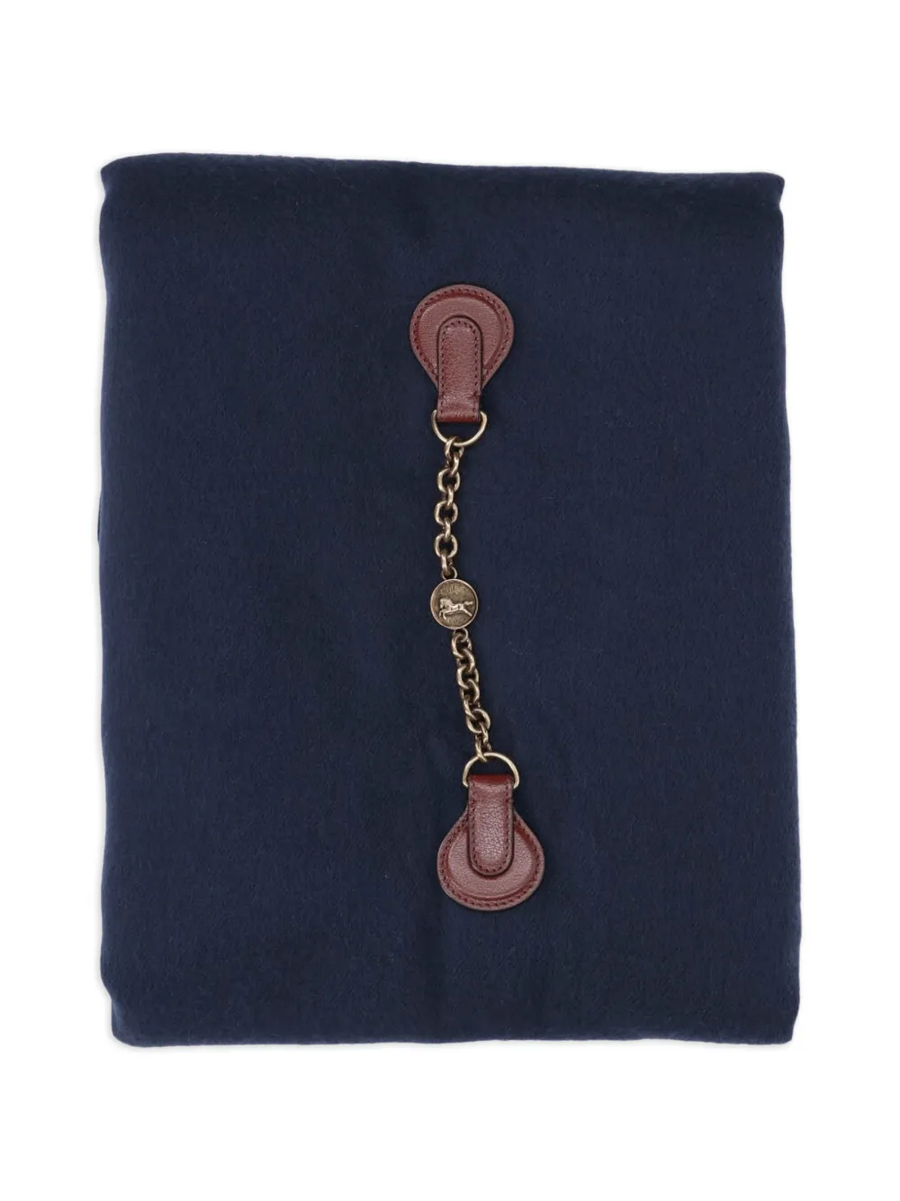  Chloé Bufanda Con Detalle De Cadena - Azul 